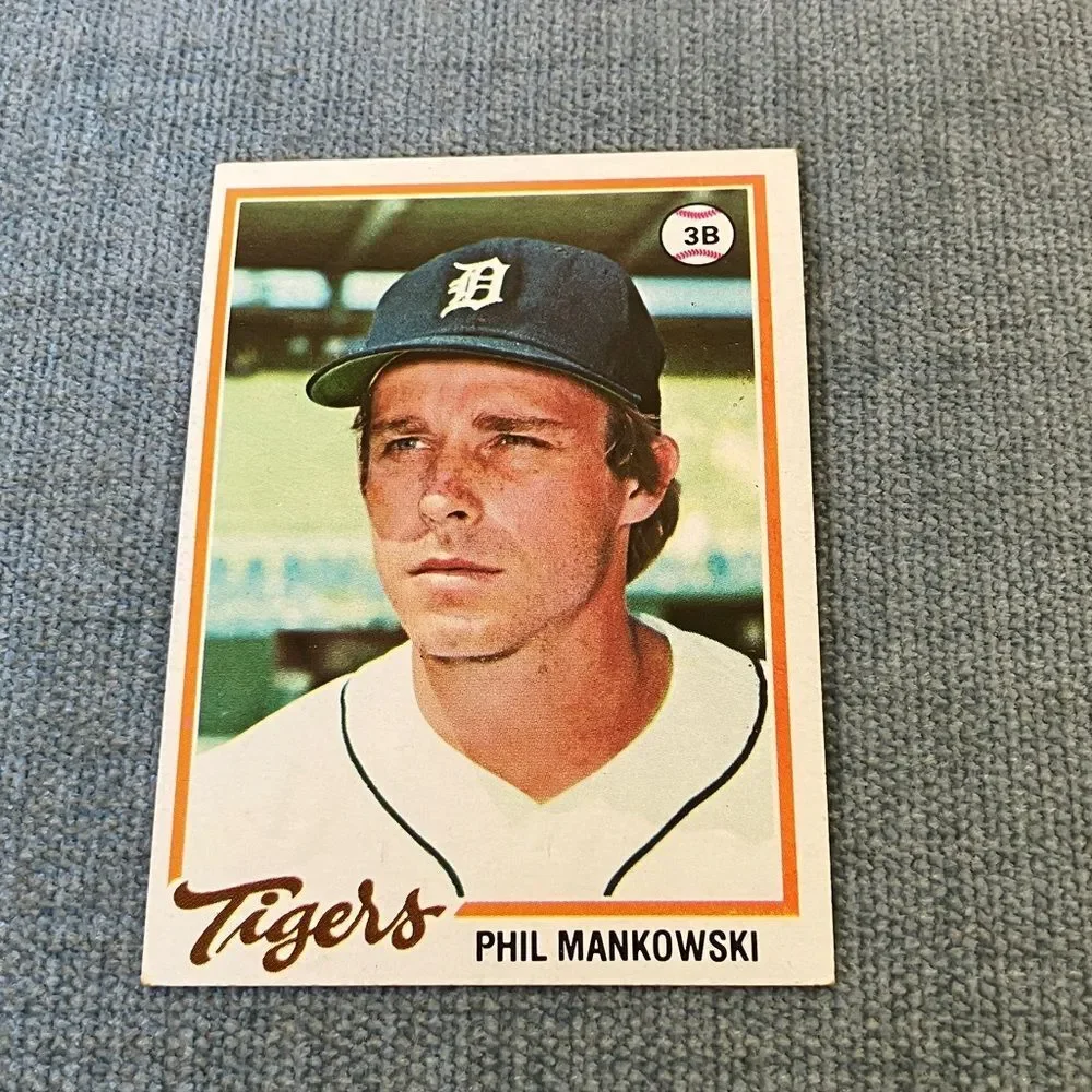 1978 Topps Detroit Tigers Baseball Card Trading Card